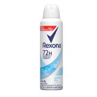 Desodorante Antitranspirante Rexona Feminino Aerosol Cotton Dry 72 horas 150mL - Cod. 7791293032467