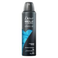 Desodorante Aerosol Antitranspirante Dove Men+Care Clinical Cuidado Total 150 mL - Cod. 7891150073081