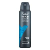 Desodorante Aerosol Antitranspirante Dove Men+Care Clinical Cuidado Total 150 mL - Cod. 7891150073081