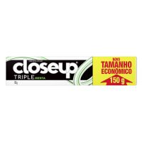 Creme Dental Close Up Triple Menta Tamanho Econômico 150g - Cod. 7891150063617