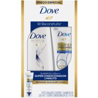 Oferta Shampoo Dove Reconstrução Completa 200ml + Super Condicionador Dove Fator 60 170ml - Cod. C15424