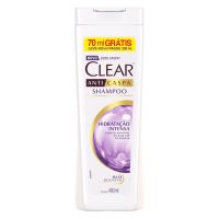 Oferta Shampoo Anticaspa Clear Hidratação Intensa 400ml - Cod. C15425