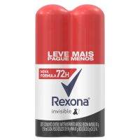 Oferta Desodorante Aerosol Rexona Invisible 2 x 150ml - Cod. C15479