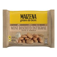 Mini Biscoito Integral Maizena Grãos do Bem Leite e Cereais 40g | 8 unidades - Cod. C15570