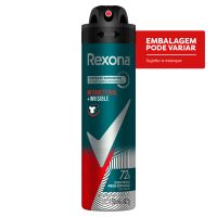 Desodorante Aerosol Rexona Masculino Antibacteriano + Invisible 150Ml - Cod. C15957