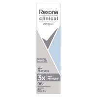 Desodorante Aerosol Rexona Clinical Sem Perfume 150ml - Cod. C15965