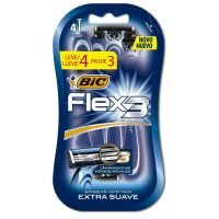Aparelho de Barbear BIC Flex3 Leve 4 Pague 3 - Cod. 3086123508026