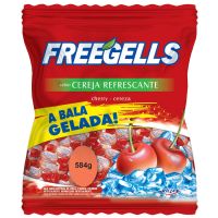 Bala Freegells Cereja 584g (148 Balas) - Cod. 7891151029254