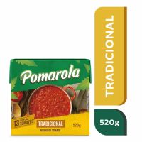Molho de Tomate Pomarola Tradicional 520g - Cod. 7896036095102