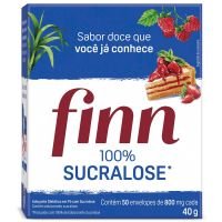 Adoçante em Pó Finn Sucralose Sachê 800mg - Cod. 7898928577499