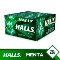 Bala Halls menta display com 21 unidades de 28gr - Cod. 7622210857255