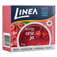 Gelatina Diet sabor Cereja Linea 10g - Cod. 7896001260702