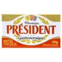 Manteiga Extra sem Sal Président Gastronomique 200g - Cod. 3228022910023C20