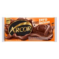 Display de Tablete de Chocolate Arcor ao Leite Zero Lactose 80g (12 un/cada) - Cod. 7898142864689