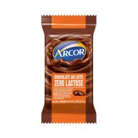 Display de Tablete de Chocolate Arcor ao Leite Zero Lactose 20g (24 un/cada) - Cod. 7898142864733