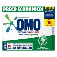 Sabão em Pó Omo Lavagem Perfeita - Sanitiza & Higieniza 800gr - Caixa - Cod. 7891150072138