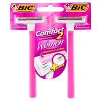 Aparelho de Depilar BIC Comfort 2 Women | 2 unidades - Cod. 070330713406C6