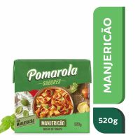 Molho de Tomate Pomarola Manjericão 520g - Cod. 7896036094938C12