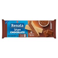 Biscoito Renata Wafer Sabor Chocolate 115g - Cod. 7896022204945