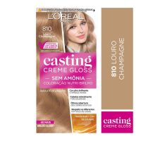 Tintura Semi-Permanente Casting Creme Gloss De L'Oréal Paris 810 Louro Perola - Cod. 7896014183241