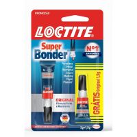 Loctite Super Bonder Original 3g + 1,5g Grátis - Cod. 7891200016846