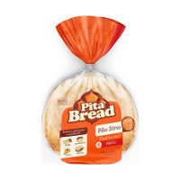 Pão Sírio Médio Pita Bread com 12 unidades 640g - Cod. 7896073900216