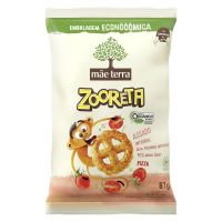 Salgadinho Orgânico Mãe Terra Zooreta Pizza 87g - Cod. 7891150072626