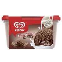 Sorvete Kibon Cremosíssimo Chocolate 1,5L | Caixa com 4 - Cod. 7891150077263C4