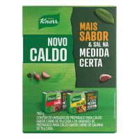 Kit Caldos Knorr em Tablete 20 Carne + 20 Galinha Mais Sabor 760g - Cod. C36297