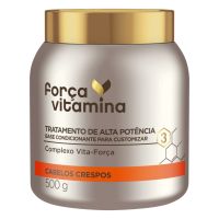 Máscara de Tratamento Força Vitamina Cabelo Crespo 500g - Cod. C36464