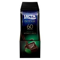 Chocolate 60% Cacau Menta Lacta Intense - 4 Displays X 17 Unidades X 85g - Cod. 7622210689801C17
