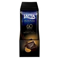 Chocolate 60% Cacau Laranja Lacta Intense - 4 Displays X 17 Unidades X 85g - Cod. 7622210690029