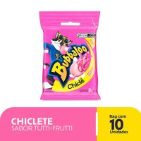 Chiclete Bubbaloo Tutti-Frutti 5g - Pacote com 10 Unidades - Cod. 7895800116258