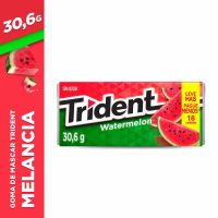 Goma de Mascar Trident Watermelon Display com 12 unidades de 306Gr - Cod. 7622210862655