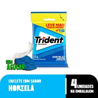 Chiclete Trident Hortelã 32g - Pacote com 4 Embalagens - Cod. 7895800112632
