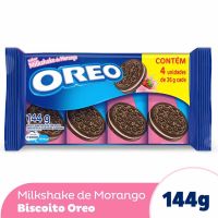 Biscoito Recheado Oreo Milkshake de Morango Multipack 144Gr - Cod. 7622300989446