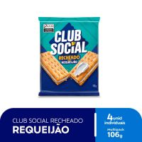 Biscoito Club Social Recheado Requeijao Multipack 106g - Cod. 7622210661661