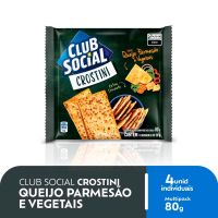 Biscoito Club Social Crostini Queijo Parmesão E Vegetais 80g - Cod. 7622210782878