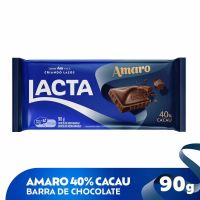 Chocolate Meio Amargo Amaro 40% cacau 90gr - Cod. 7622210961716