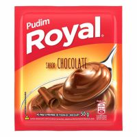 Pudim em pó Royal Chocolate display com 12 unidades de 50gr - Cod. 7622300286002