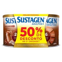 Complemento Alimentar Sustagen Adultos+ Sabor Chocolate - Kit Lata 2x400g - Cod. 7898941912048