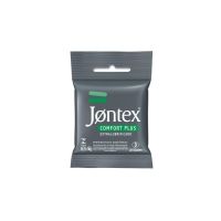 Preservativo Camisinha Jontex Extra Lubrificado - 3 Unidades - Cod. 7896222720078