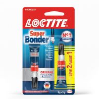 Loctite Super Bonder Original 3g - Leve 2 pague 1 - Cod. 7891200016174C26