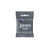 Preservativo Camisinha Jontex Texturizado - 3 Unidades - Cod. 7896222720061C48