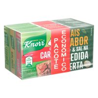 Kit Caldo em Tablete Galinha + Carne + Legumes Knorr Mais Sabor 57g Cada Pacote Econômico - Cod. 7891150074675