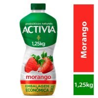 Leite Fermentado Activia Líquido Morango 1250g - Cod. 7891025109631