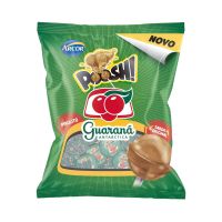 Bolsa de Pirulito Poosh Guarana 600g (50 un/cada) | Caixa com 12 - Cod. 7891118025411