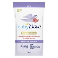 Sabonete Líquido de Glicerina Hidratação Relaxante Dove Baby Hora de Dormir Sachê 180ml Refil - Cod. 7891150079229