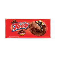 Biscoito Wafer Recheio Chocolate Trufado Toddy Pacote 94g - Cod. 7896071025393