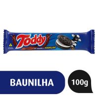 Biscoito Chocolate Recheio Baunilha Toddy Pacote 100g - Cod. 7896071024822